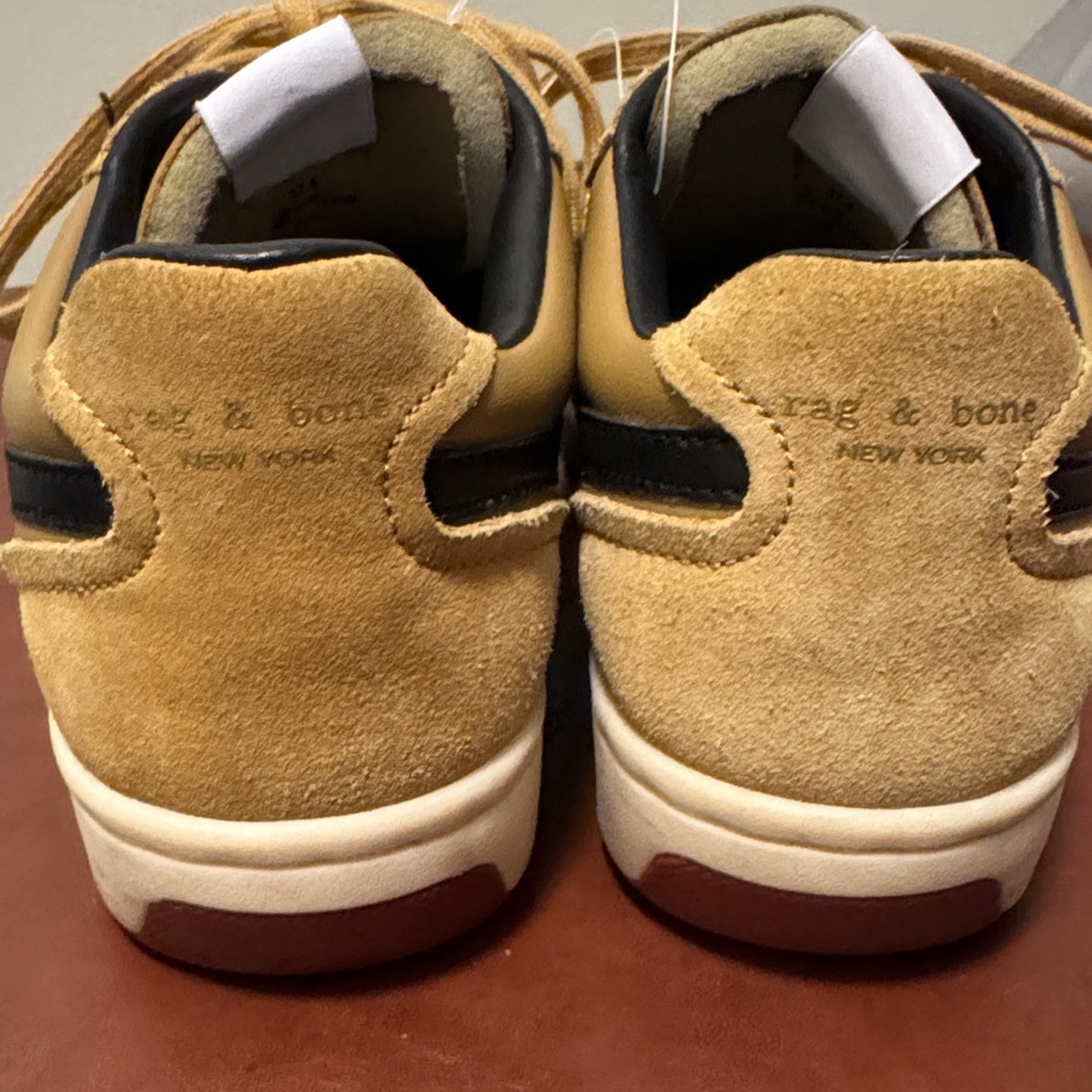 Rag & Bone Tan and Black Sneakers - Picture 7 of 15